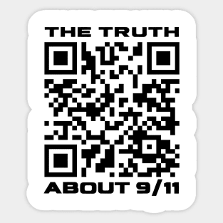 Rick Roll QR Code - The Truth About 9/11 Sticker